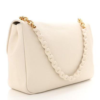 Tom Ford Calfskin Medium Clip Shoulder Bag Chalk 3 of 15
