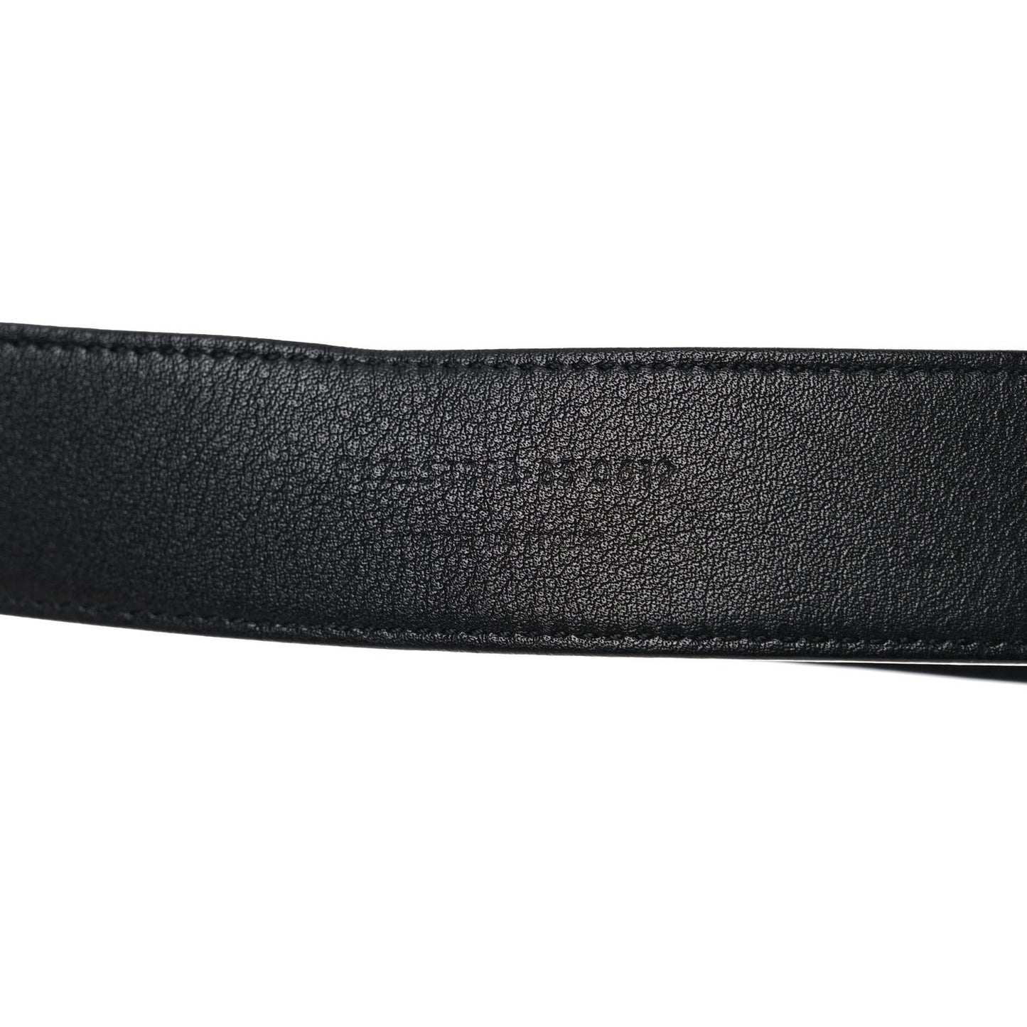 Smooth Calfskin Monogram Square Buckle Belt 85 34 Black