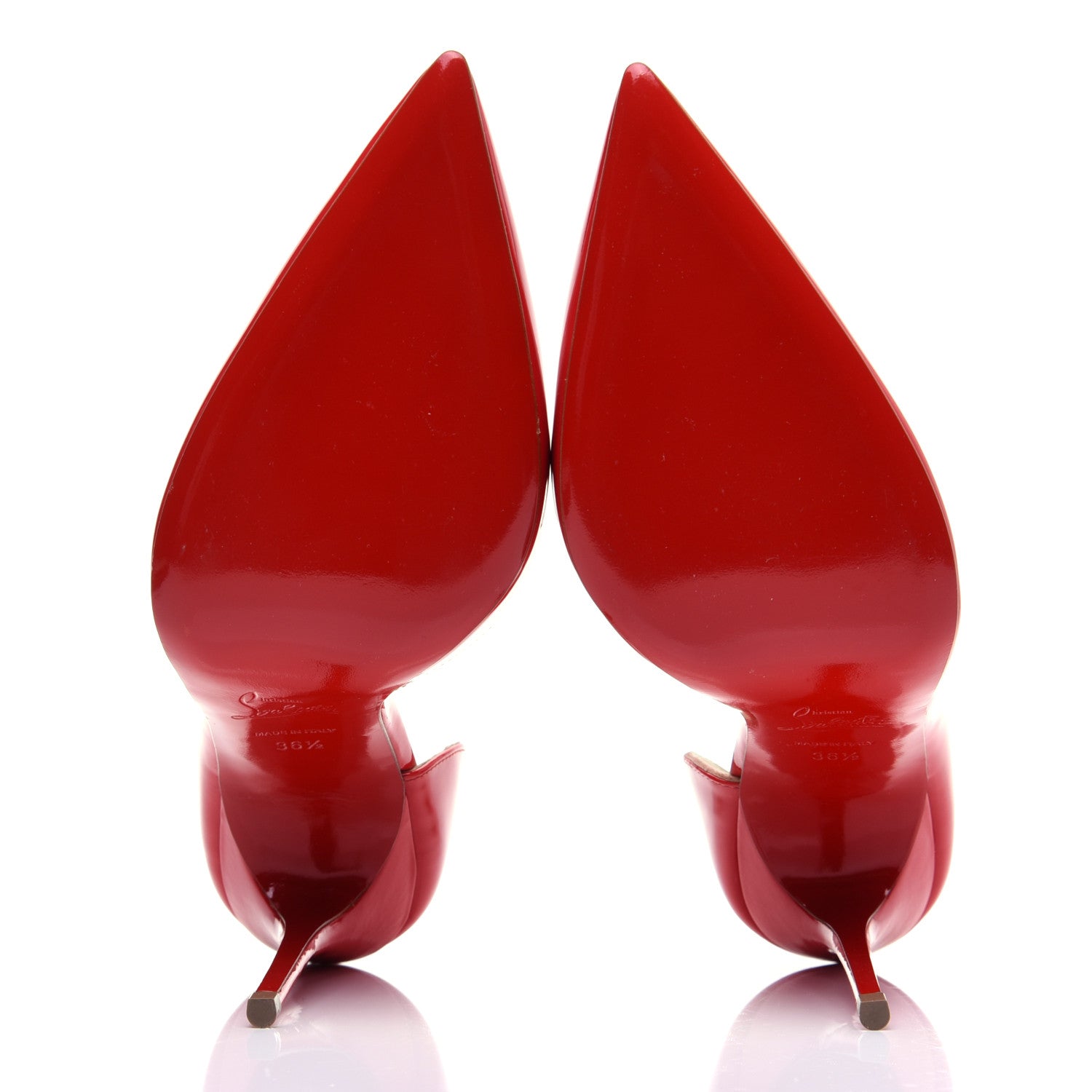 Christian Louboutin Patent Iriza 100 Pumps 36.5 Fraise 9 of 11