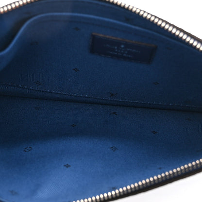 Louis Vuitton Monogram Escale Neverfull MM GM Pochette Blue 5 of 10