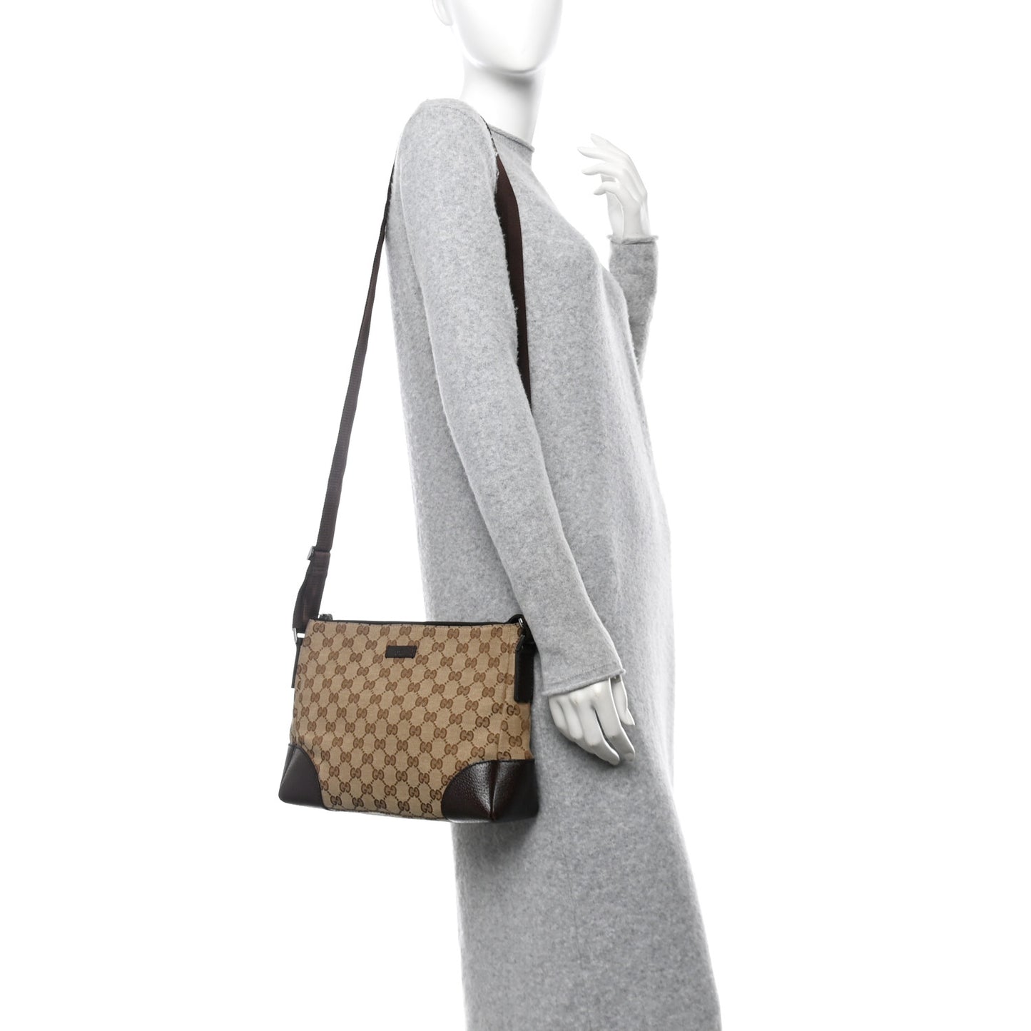 Monogram Joy Messenger Bag Dark Brown