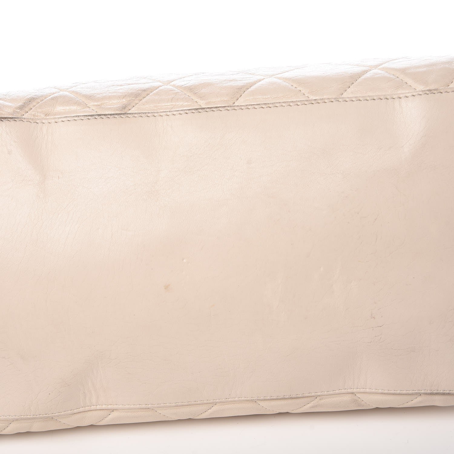 Chanel Lambskin Quilted East West Tote Beige 18 of 20