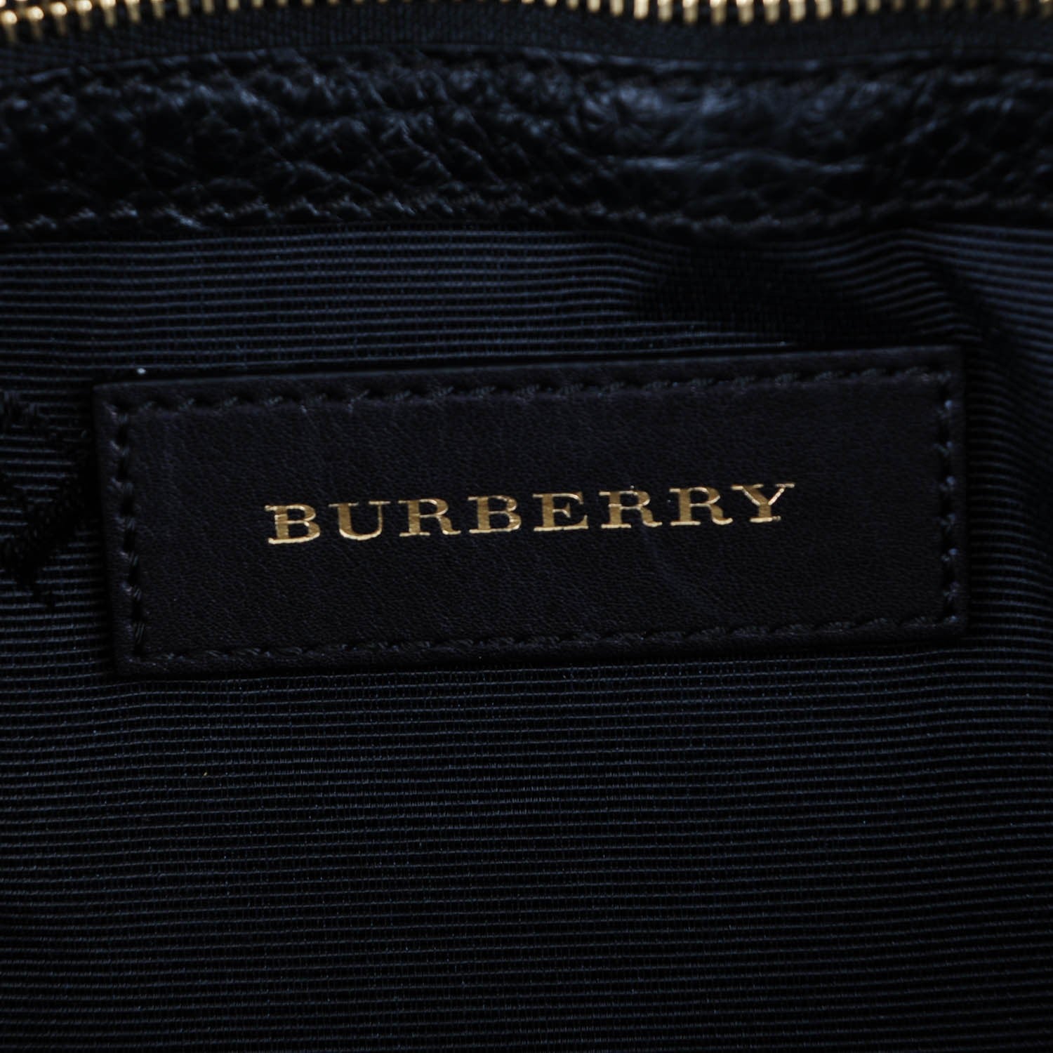 Burberry Signature Grain Calfskin Check Embossed Small Chichester Crossbody Clutch Bag Black 6 of 8