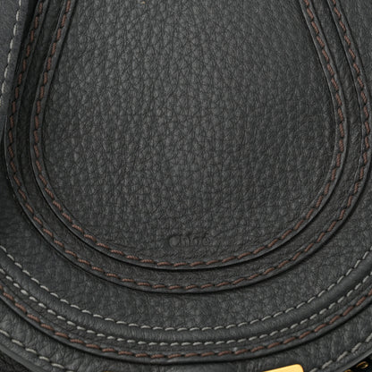 Chloe Calfskin Mini Marcie Round Crossbody Bag Black 9 of 13