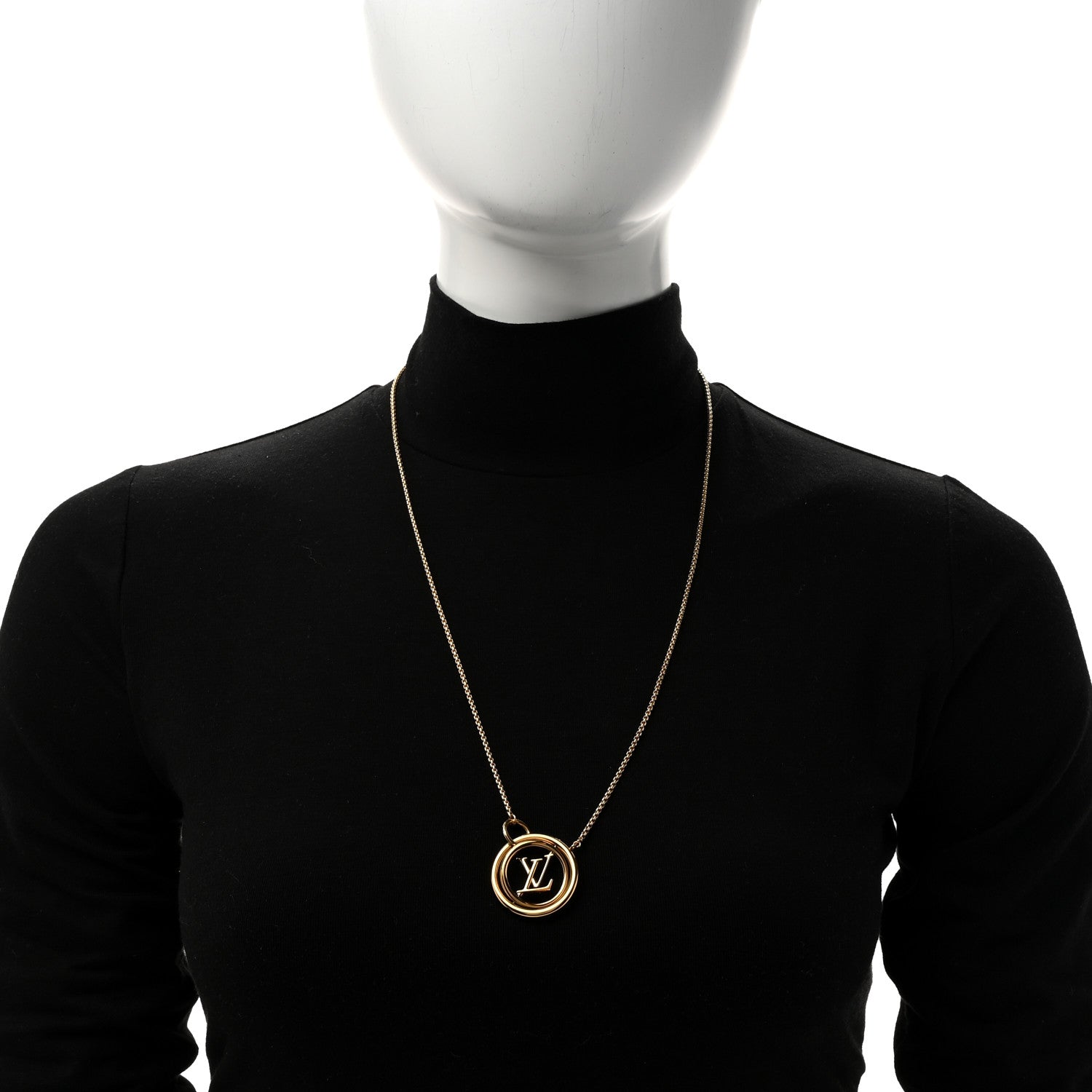 Louis Vuitton Metal Collier LV Stellar Necklace Gold 2 of 7