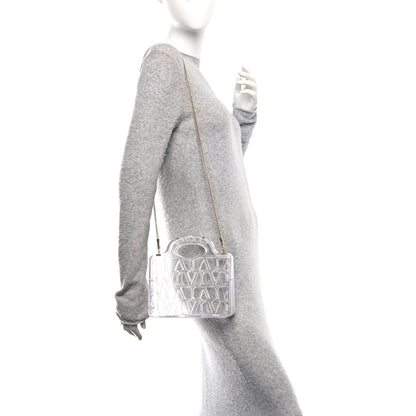 Valentino Garavani Clear Acrylic Mini Le Troisieme Shopping Bag Transparente 2 of 9