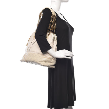 Marc Jacobs Calfskin Mix Quilted Shoulder Bag Ivory 2 of 11