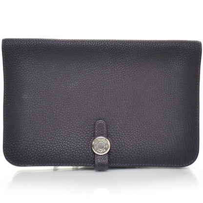 Hermes Togo Dogon Wallet Waist Pouch Raisin Purple 1 of 8