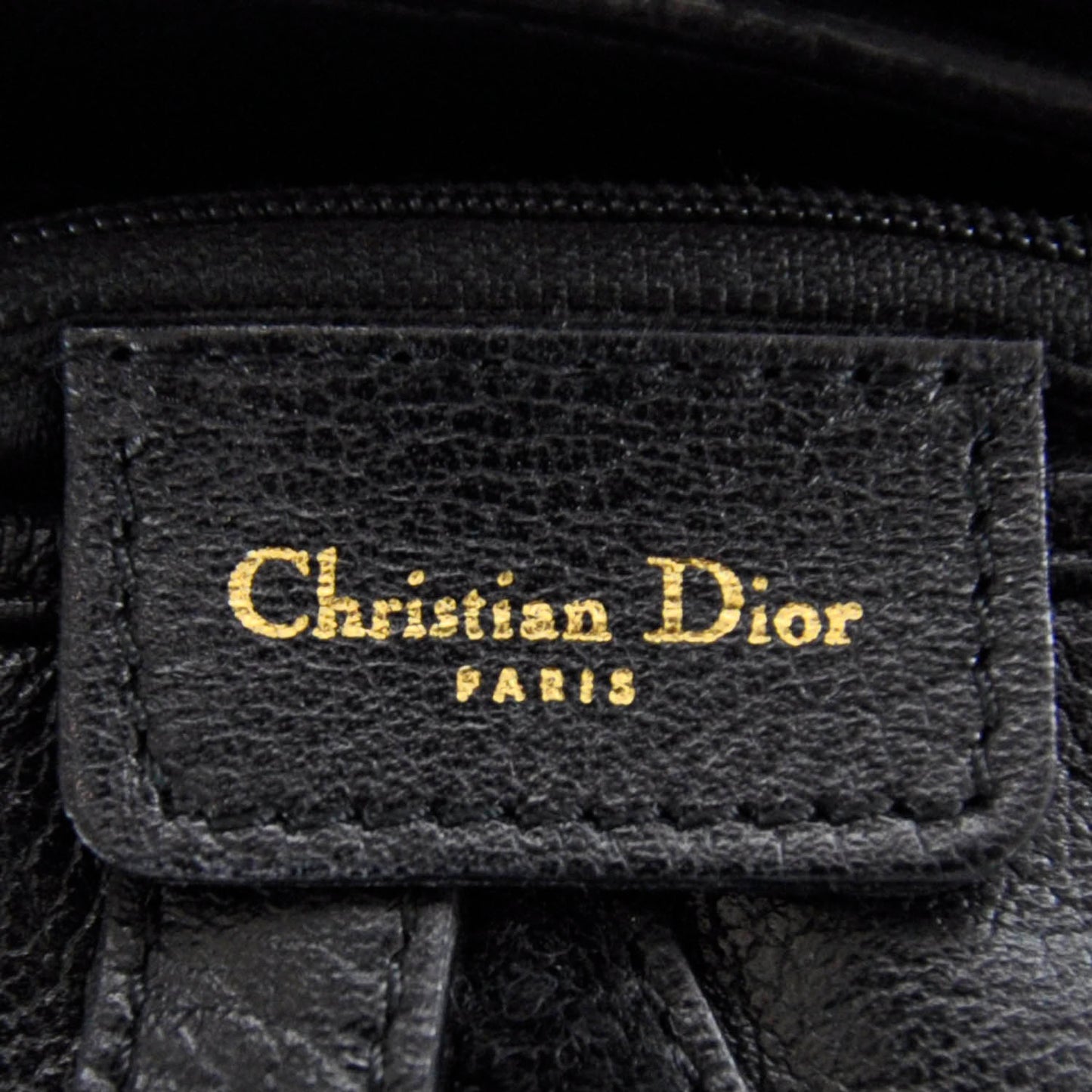 Leather Double Saddle Bag Black
