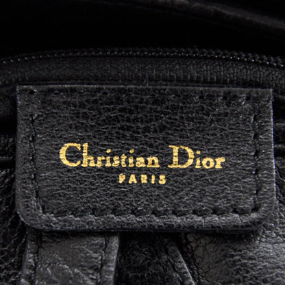 Christian Dior Leather Double Saddle Bag Black 8 of 9