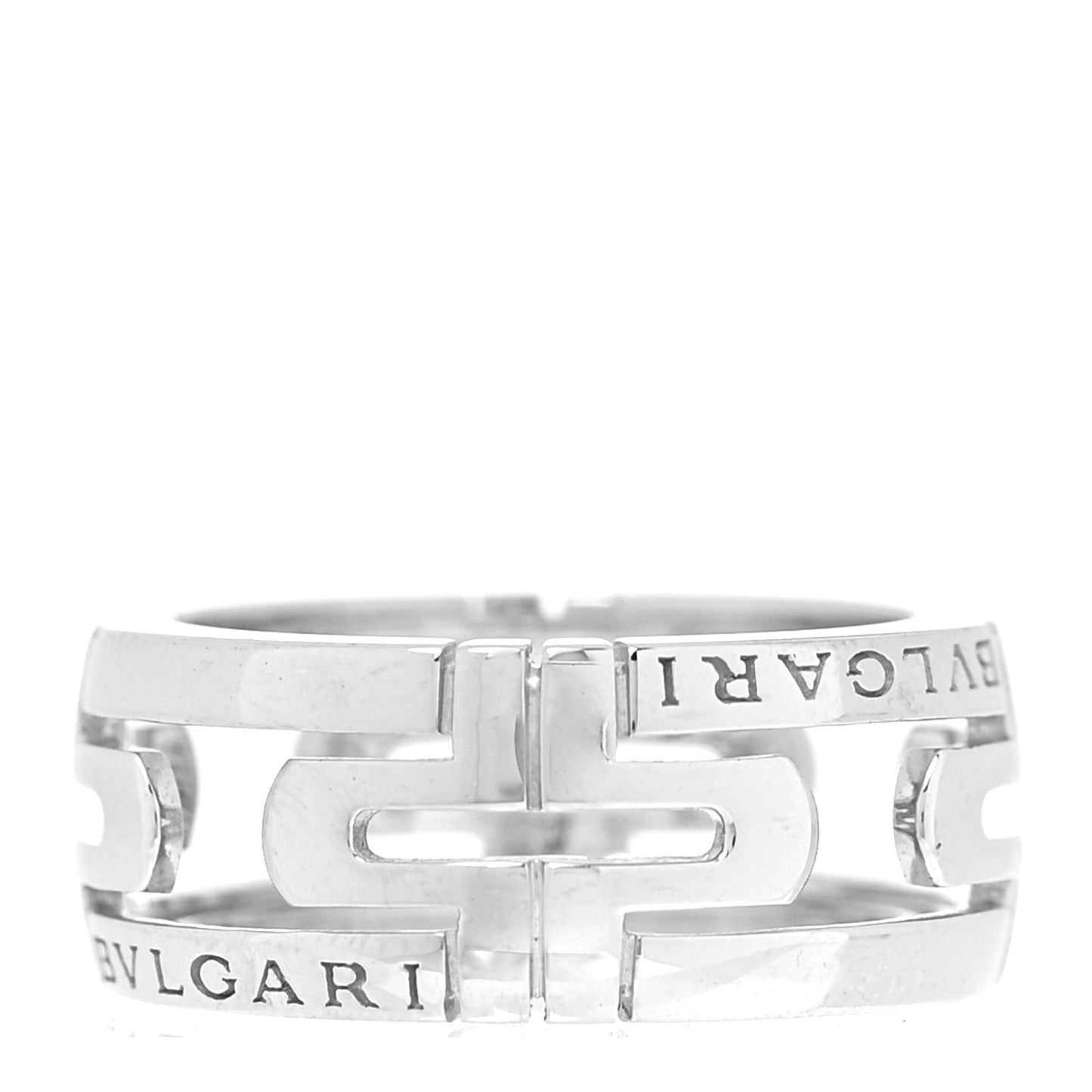 18K White Gold Parentesi Band Ring 48 4.5