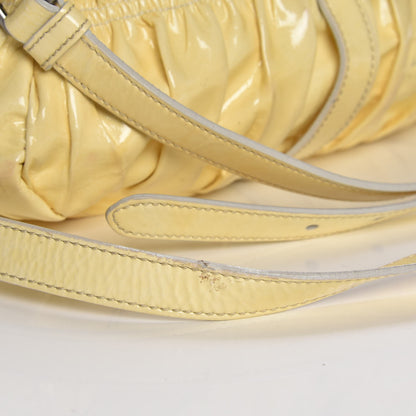 Prada Vernice Dressy Gaufre Shopping Satchel White 13 of 15