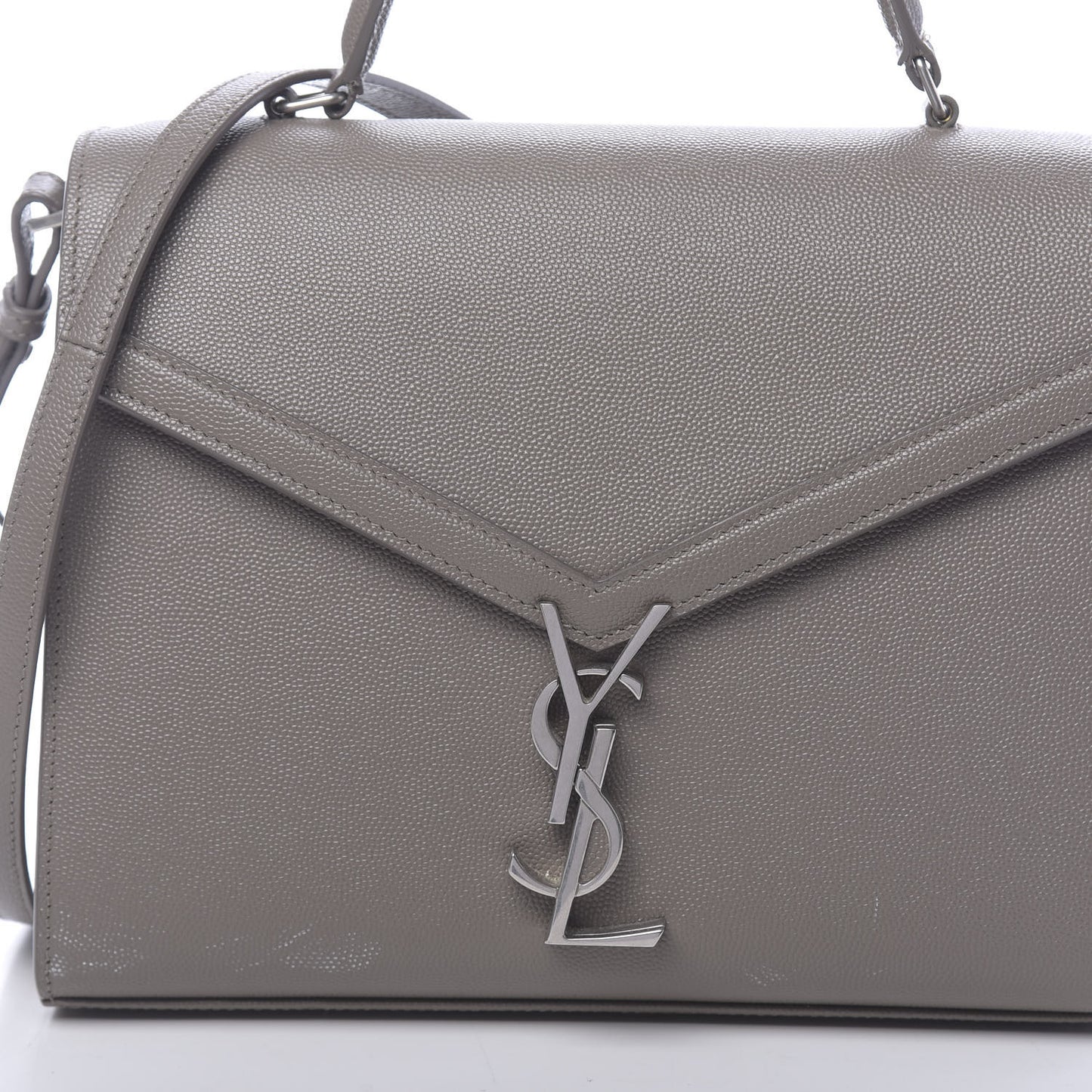 Grain de Poudre Medium Classic Monogram Cassandra Top Handle Fog