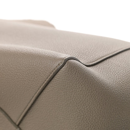 Celine Soft Grained Calfskin Small Belt Cabas Phantom Taupe 12 of 14
