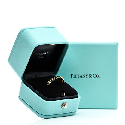 Tiffany 18K Yellow Gold T True Narrow Ring 53 6.5 5 of 5