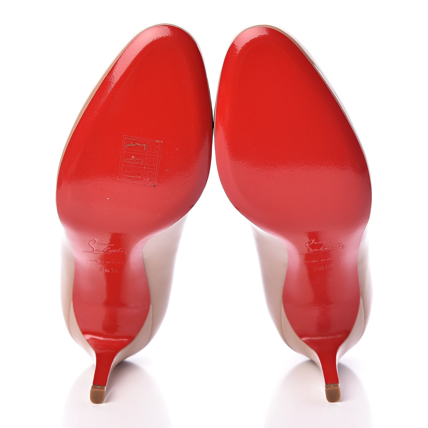 Christian Louboutin Patent Simple 85 Pumps 36.5 Nude 7 of 10