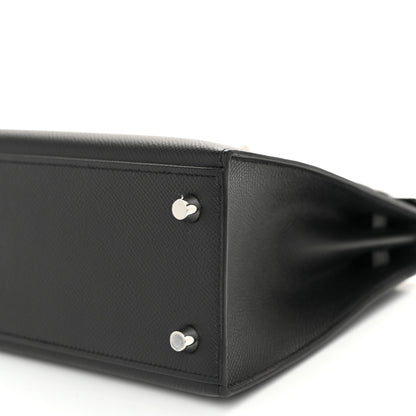 Hermes Epsom Kelly Sellier 25 Black 10 of 13