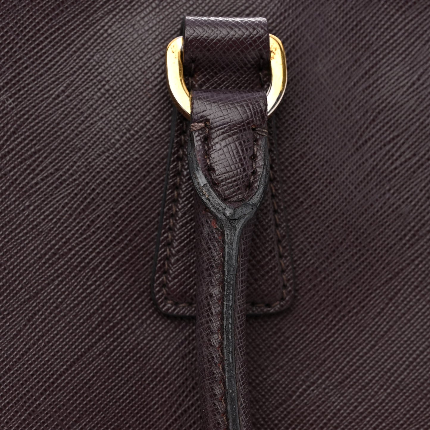 Saffiano Large Galleria Double Zip Tote Bordeaux