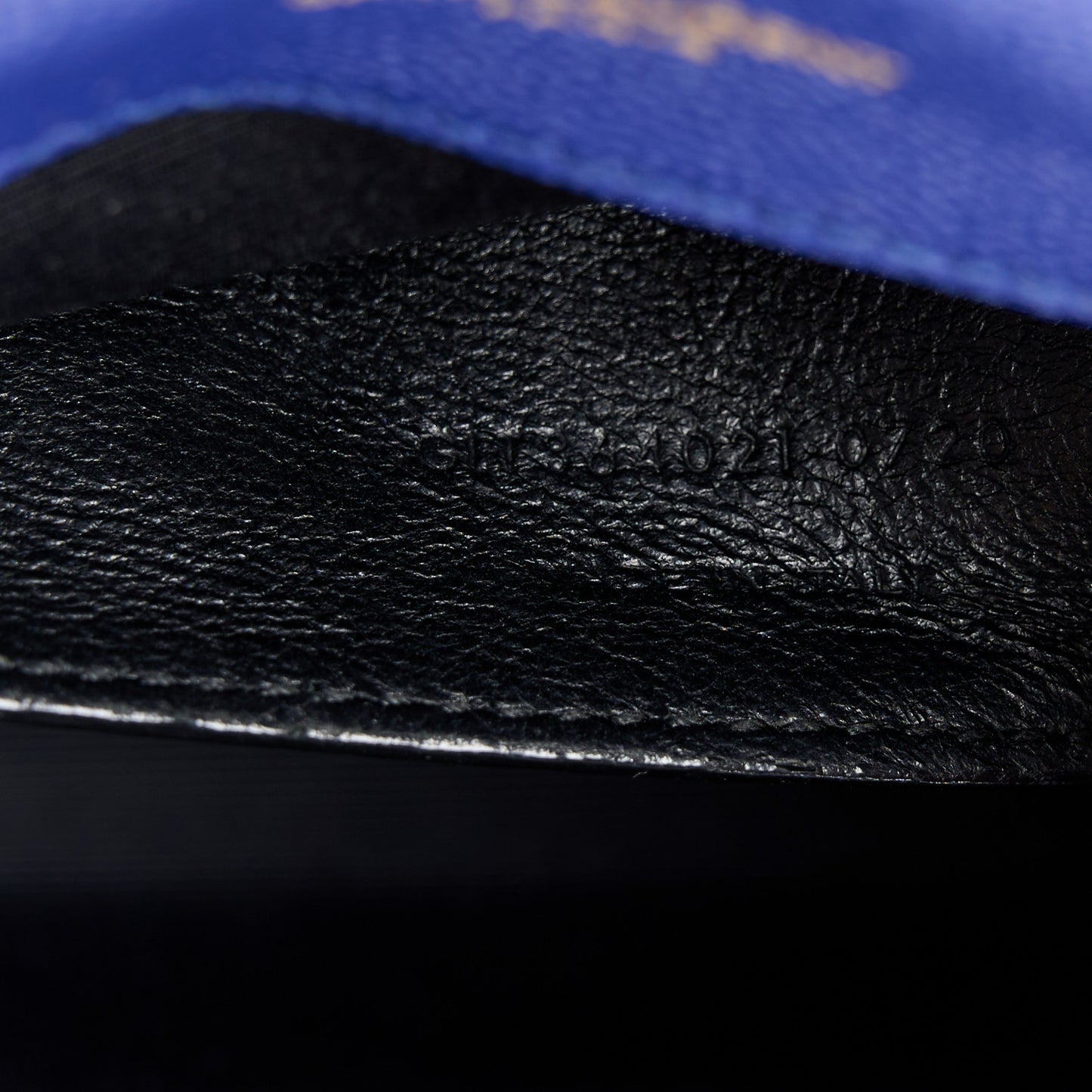 Grain De Poudre Medium Classic Monogram Kate Satchel Flash Blue