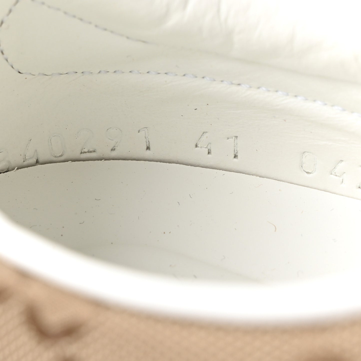 GG Suede Monogram Web Re-Motion Sneakers 41 Camel