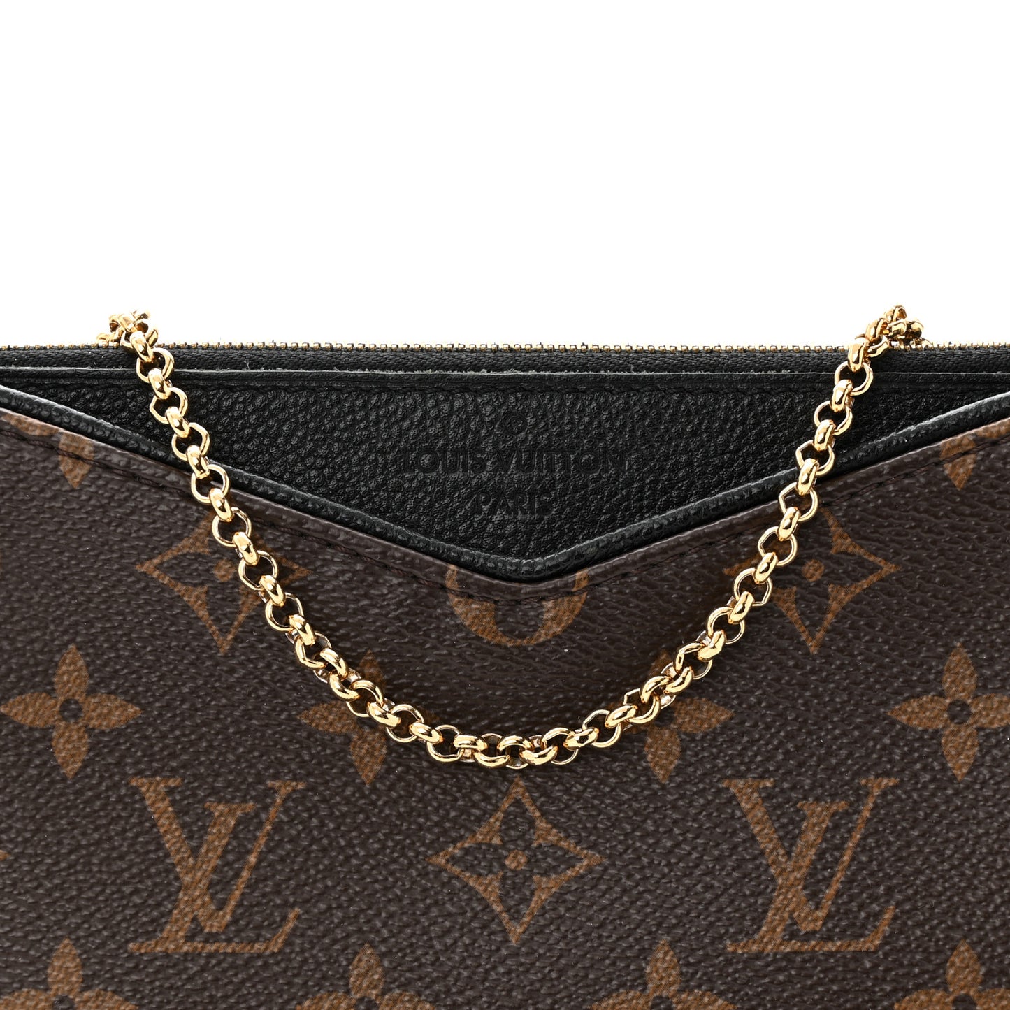 Monogram Pallas Clutch Black