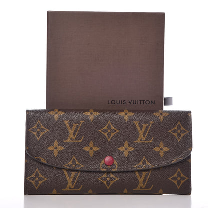 Louis Vuitton Monogram Emilie Wallet Fuchsia 13 of 13