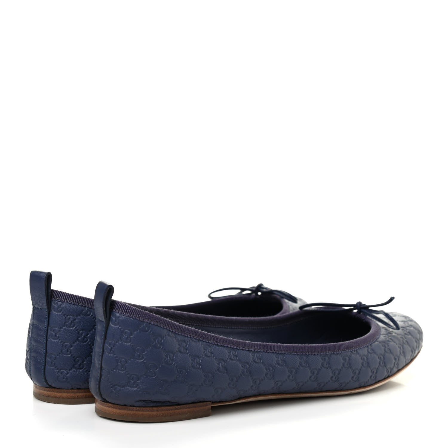 Gucci Microguccissima Flats 39 Navy 4 of 8