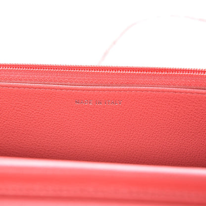 Chanel Grained Calfskin Quilted CC Box Wallet On Chain WOC Pink 7 of 9