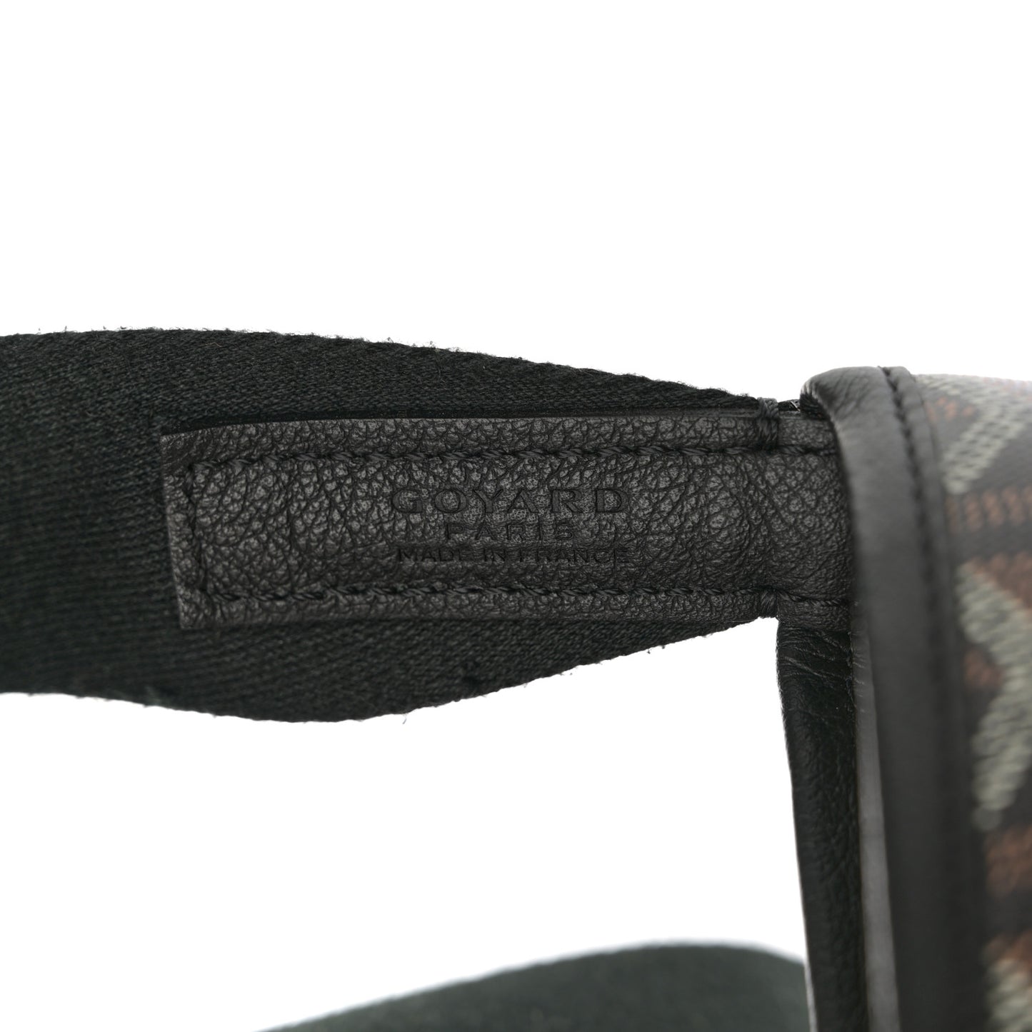 Goyardine Capetien Messenger Bag Black