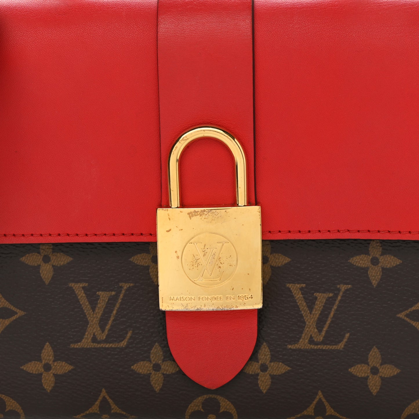 Monogram Locky BB Coquelicot