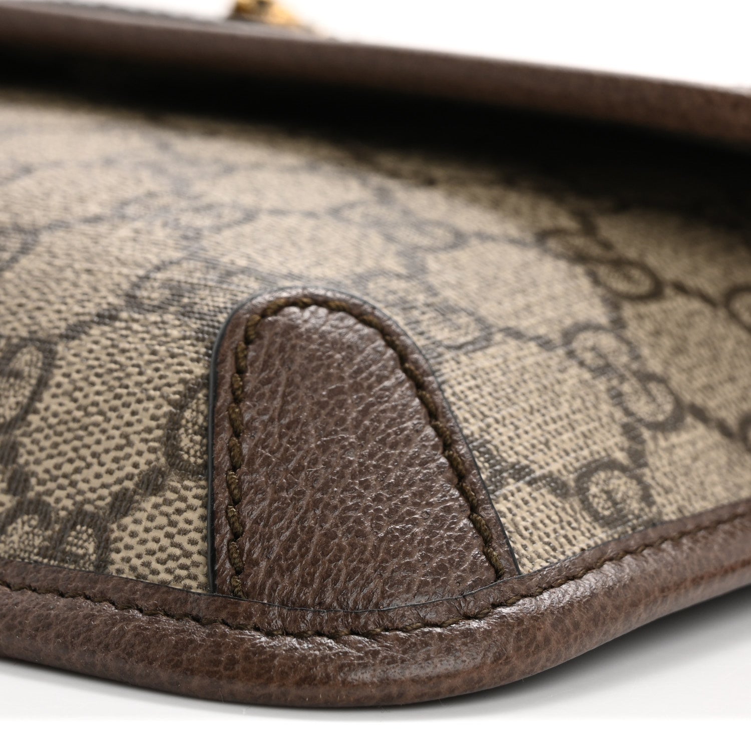 Gucci GG Supreme Monogram Neo Vintage Web Belt Bag Brown 10 of 11