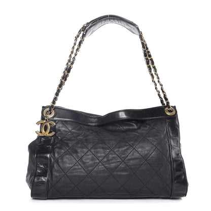 Chanel Calfskin Quilted Small In The Mix Shopping Tote Black 1 of 7