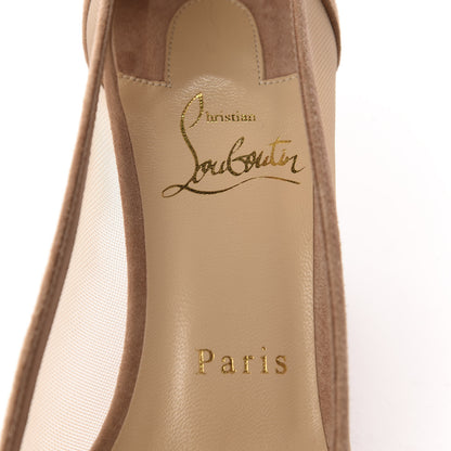 Christian Louboutin Veau Velours Rete Galativi 85 Pumps 36.5 Courtisane 7 of 9