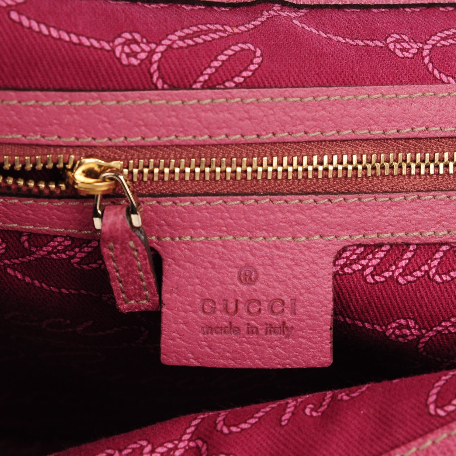 Gucci Monogram Charmy Medium Shoulder Bag Pink 6 of 8