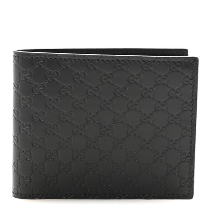 Gucci Micoguccissima Bi-Fold Wallet Black 1 of 7