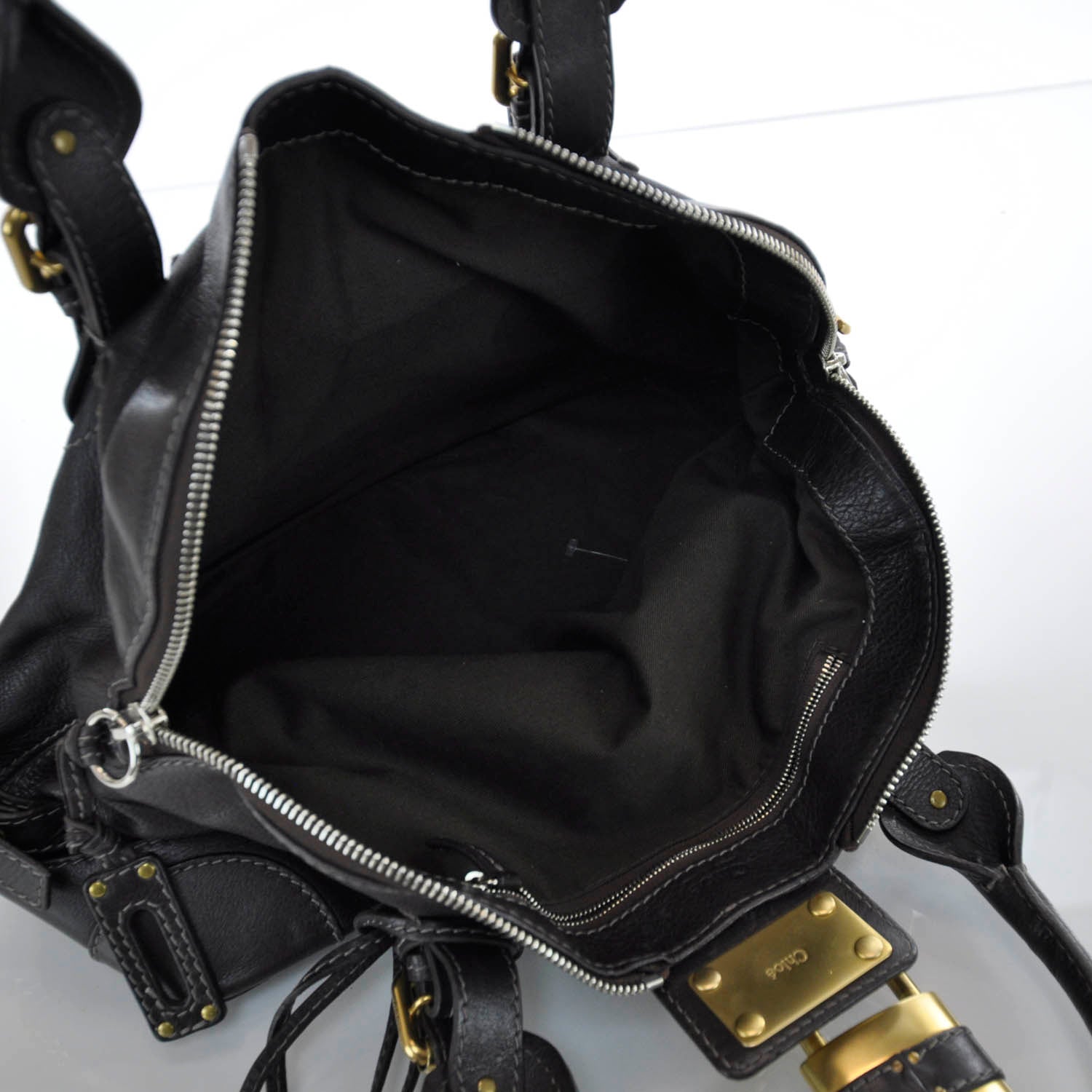 Chloe Leather Paddington Satchel Brown 7 of 9