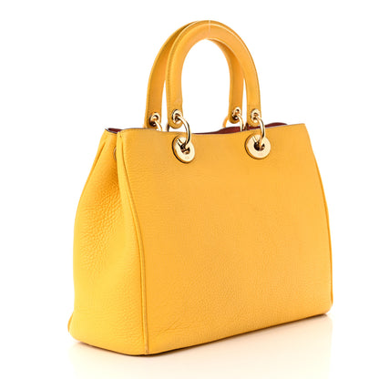 Christian Dior Bullcalf Medium Diorissimo Tote Tournesol 3 of 11