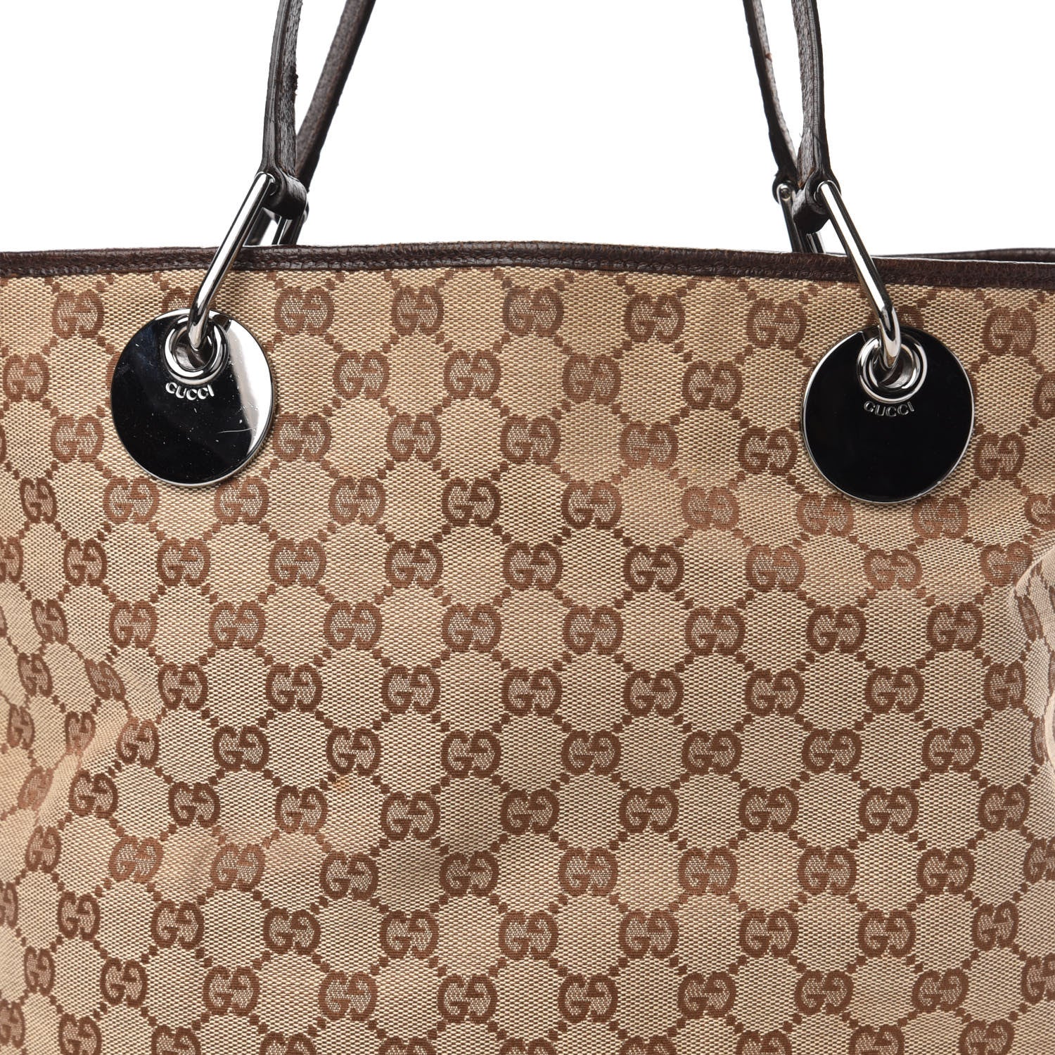 Gucci Monogram Large Eclipse Tote Dark Brown 10 of 10