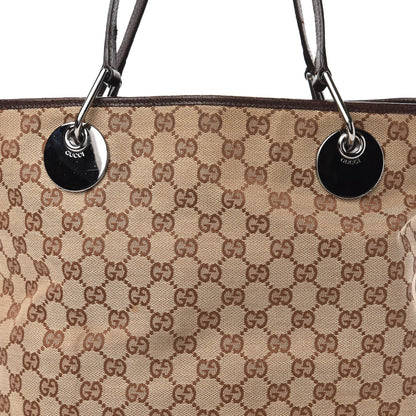 Gucci Monogram Large Eclipse Tote Dark Brown 10 of 10