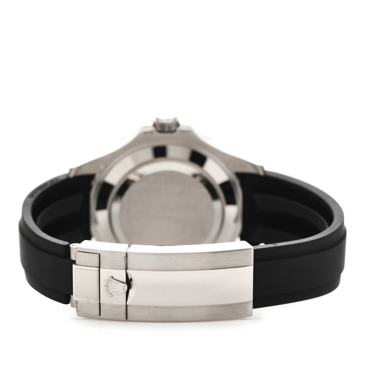 Rolex 18K White Gold Oysterflex 42mm Oyster Perpetual Date Yacht-Master Watch Black 226659 3 of 5