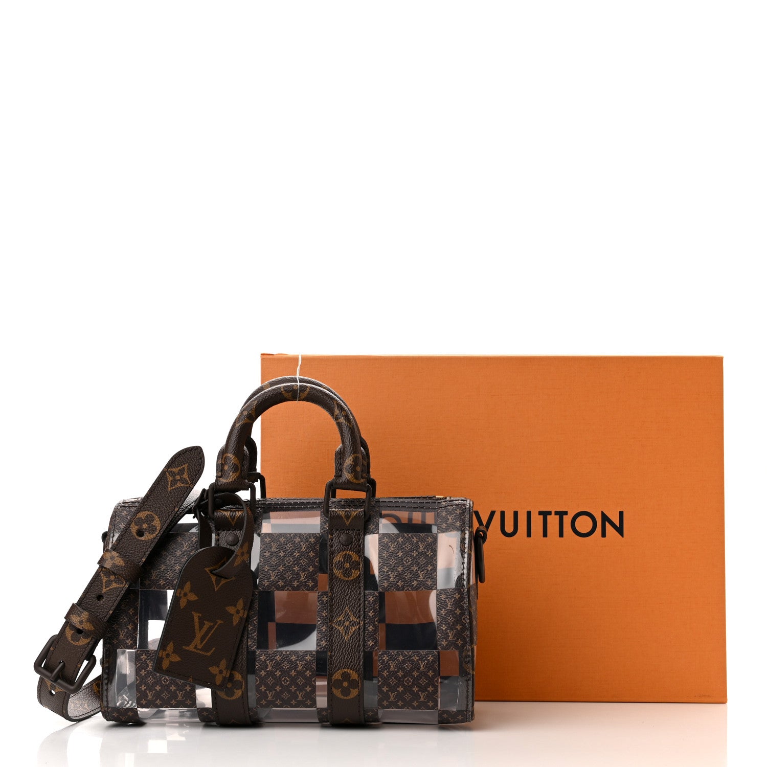 Louis Vuitton PVC Monogram Chess Keepall Bandouliere 25 10 of 10