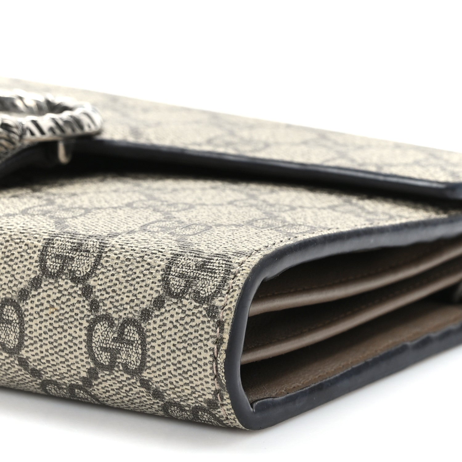 Gucci GG Supreme Monogram Mini Dionysus Chain Wallet Beige Taupe 8 of 8