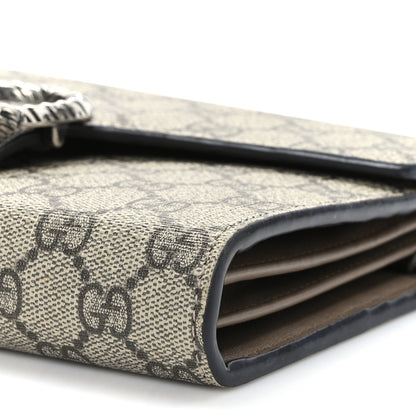 Gucci GG Supreme Monogram Mini Dionysus Chain Wallet Beige Taupe 8 of 8