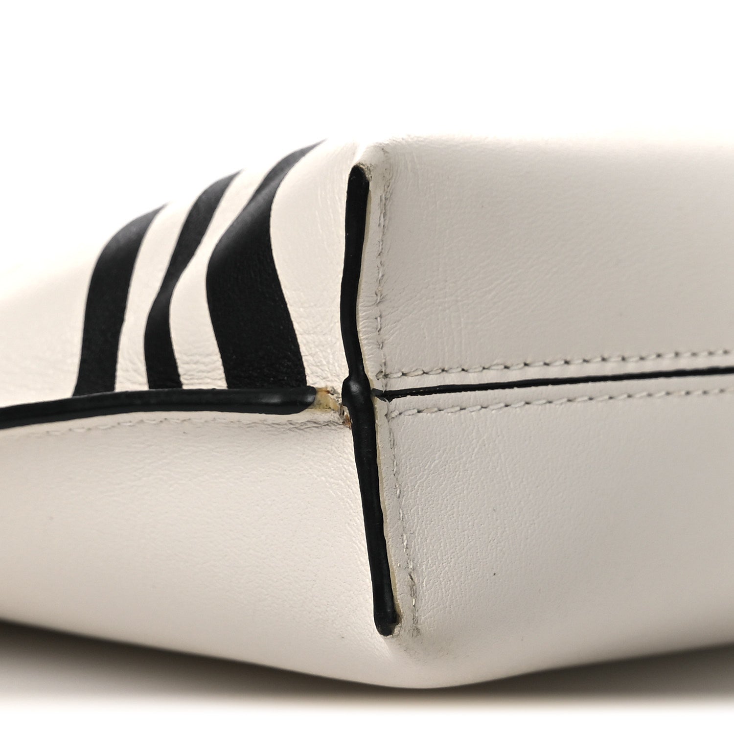 Loewe Calfskin Mushroom T Pouch Bag White 9 of 10
