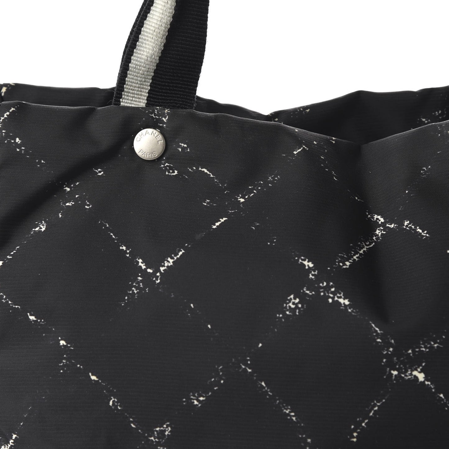 Nylon Travel Duffel Bag Black
