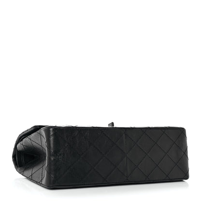 Chanel Aged Calfskin Quilted 2.55 Reissue 226 Flap So Black 4 of 10