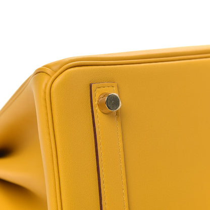 Hermes Swift Birkin 25 Jaune Ambre 21 of 25