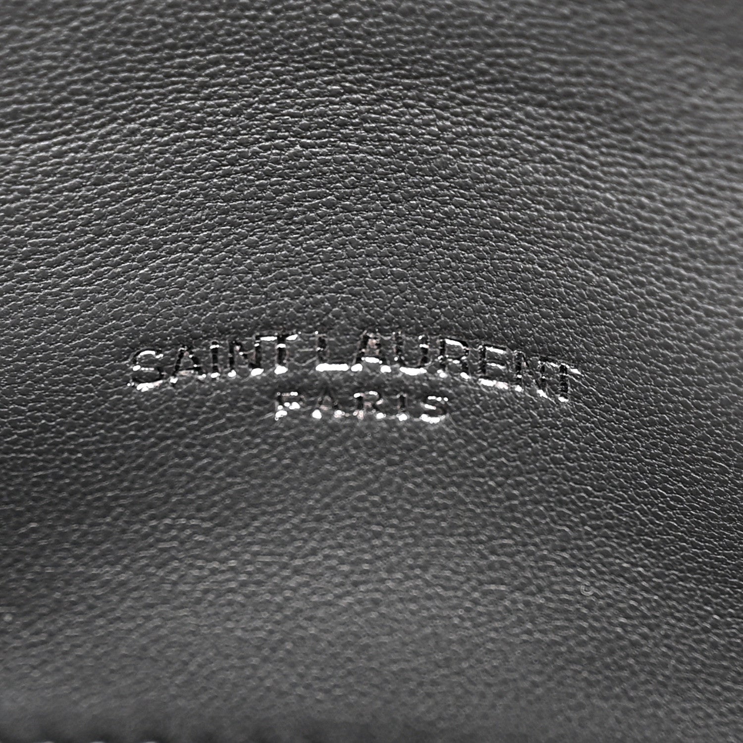 Saint Laurent Lambskin Quilted Toy Loulou Puffer Monogram Chain Satchel Storm 7 of 12