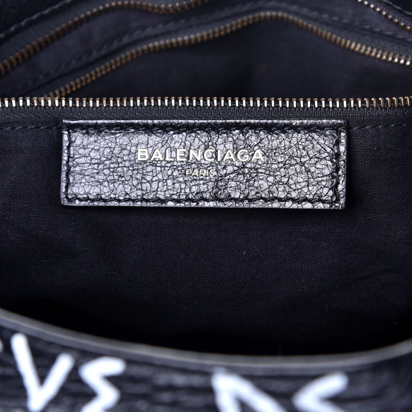 Agneau Arena Graffiti All Over Classic Hardware City Black White