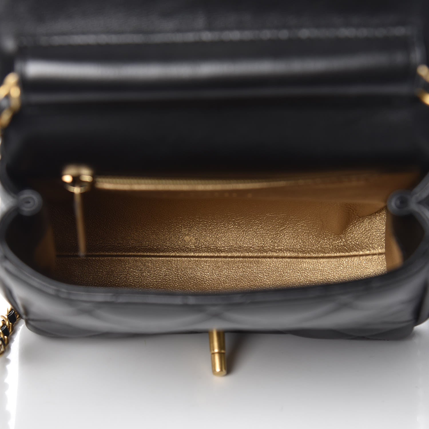 Chanel Lambskin Quilted Side Packs Black 6 of 17